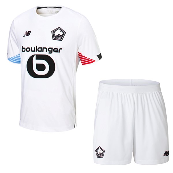 Camiseta Lille Tercera equipo Niños 2020-21 Blanco
